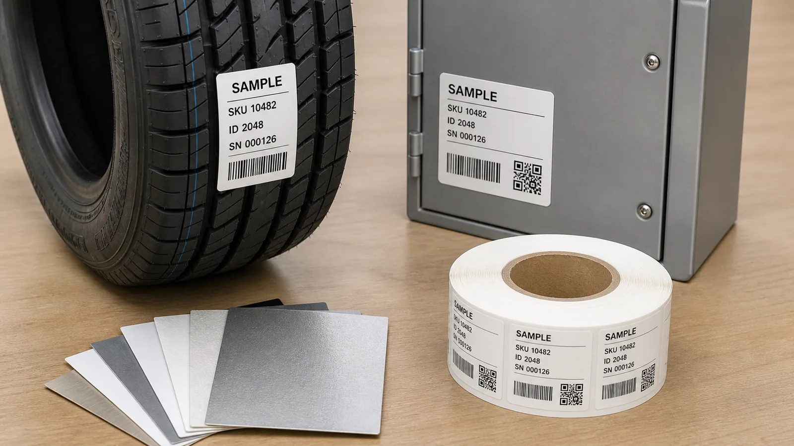 Application categories for tire and industrial labels