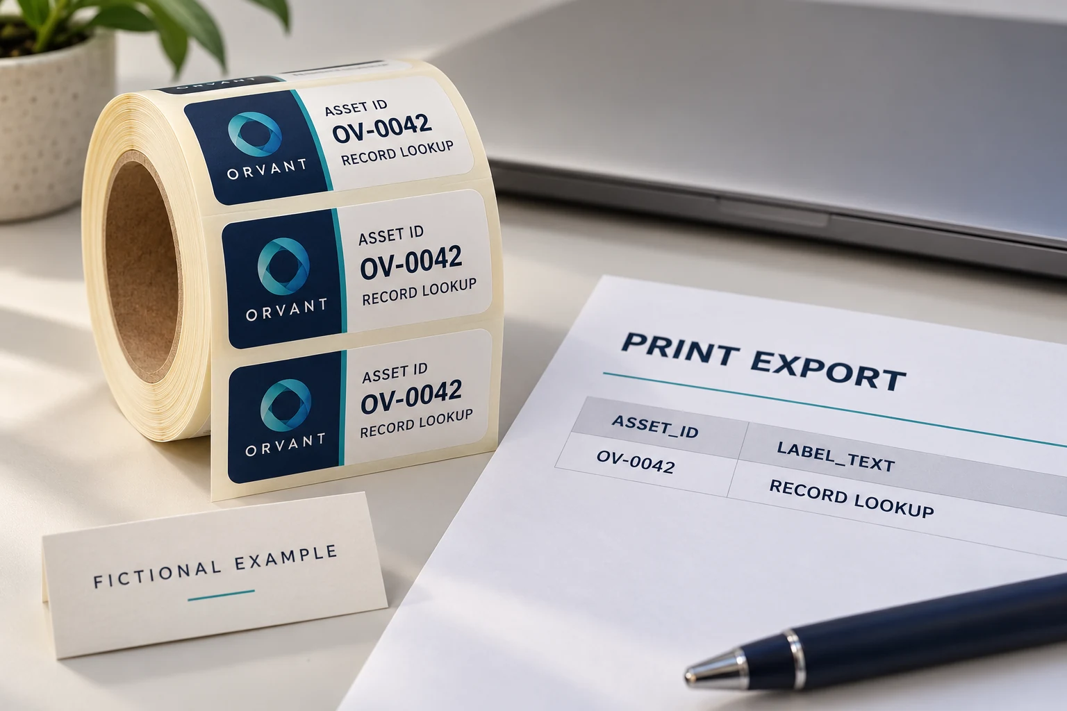 Asset Label Data Handoff: Send the Print Fields, Not the Whole Register