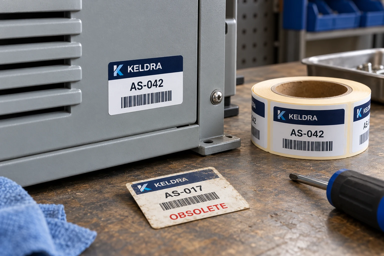 Cover-Up Equipment Labels: Test What the Old Print Can Still Reveal