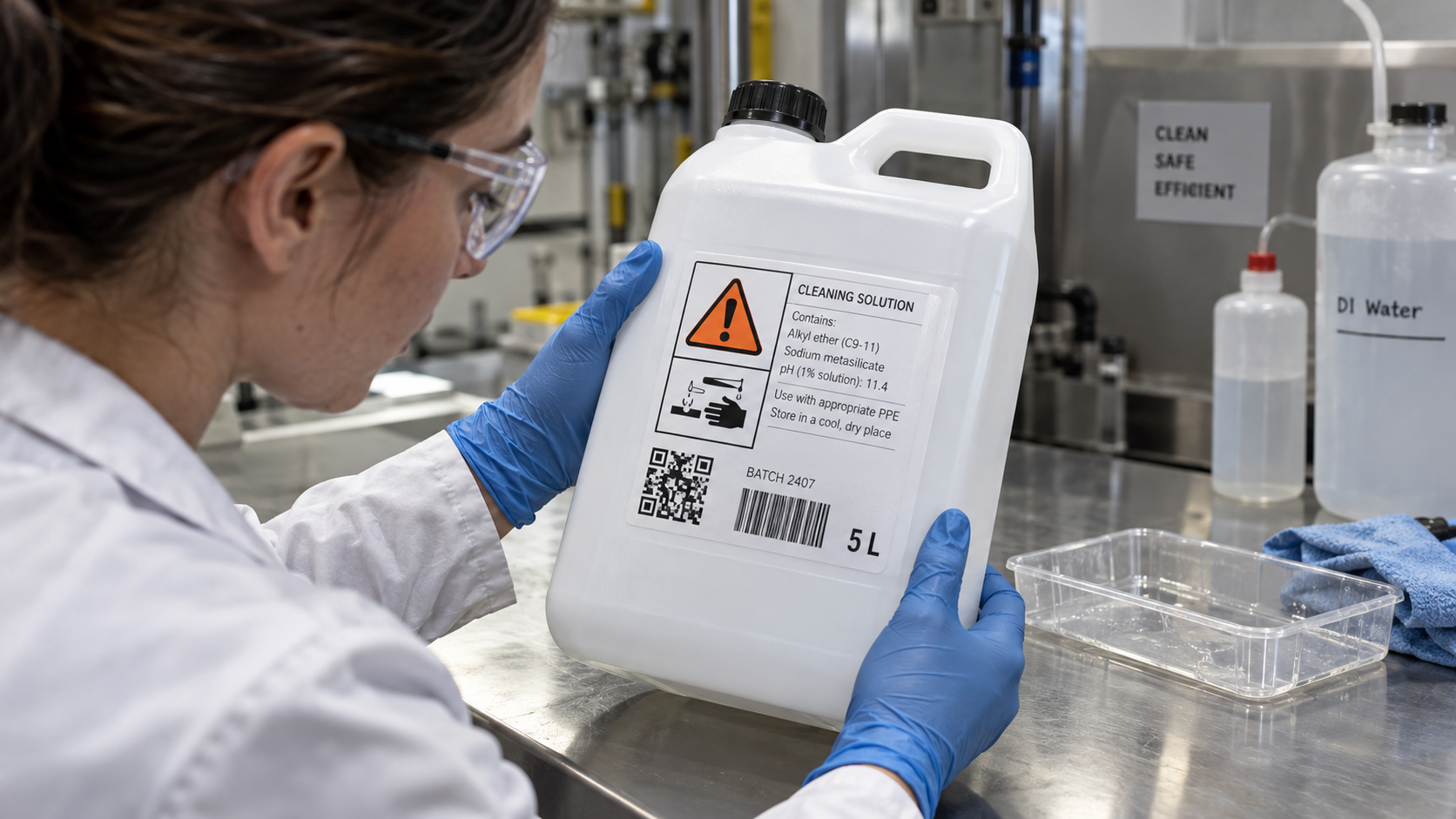 Chemical-Resistant Labels: What to Confirm for Cleaning and Spill Exposure guide for custom label buyers