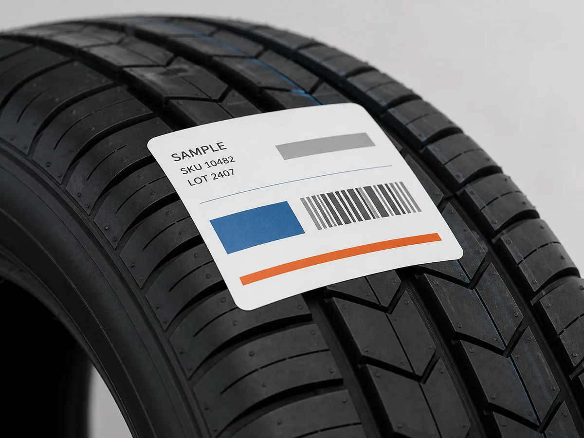 Tire Label Placement Guide guide for custom label buyers