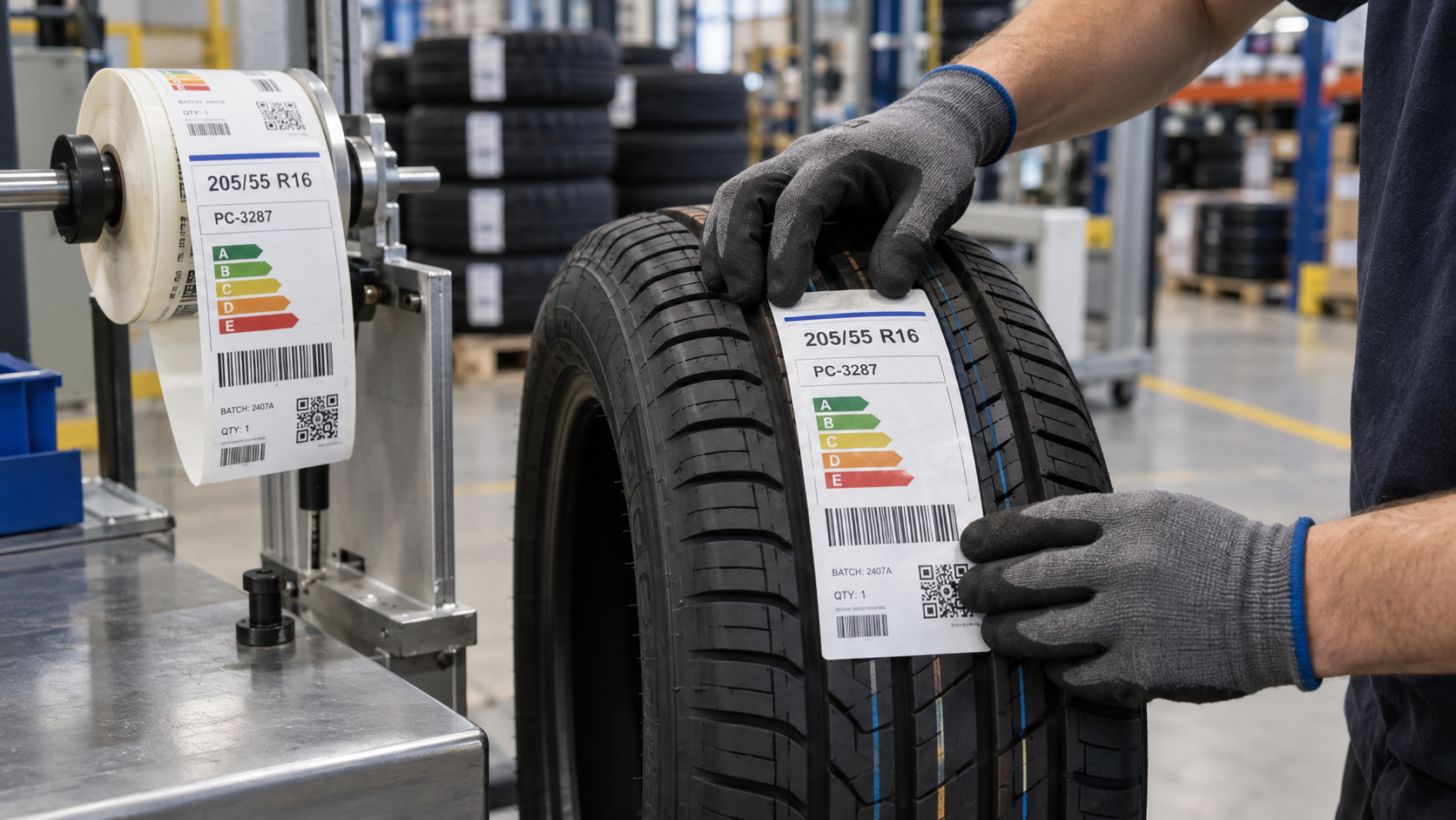 Tire Label Roll Direction: A Buyer Guide for Manual and Machine Application guide for custom label buyers