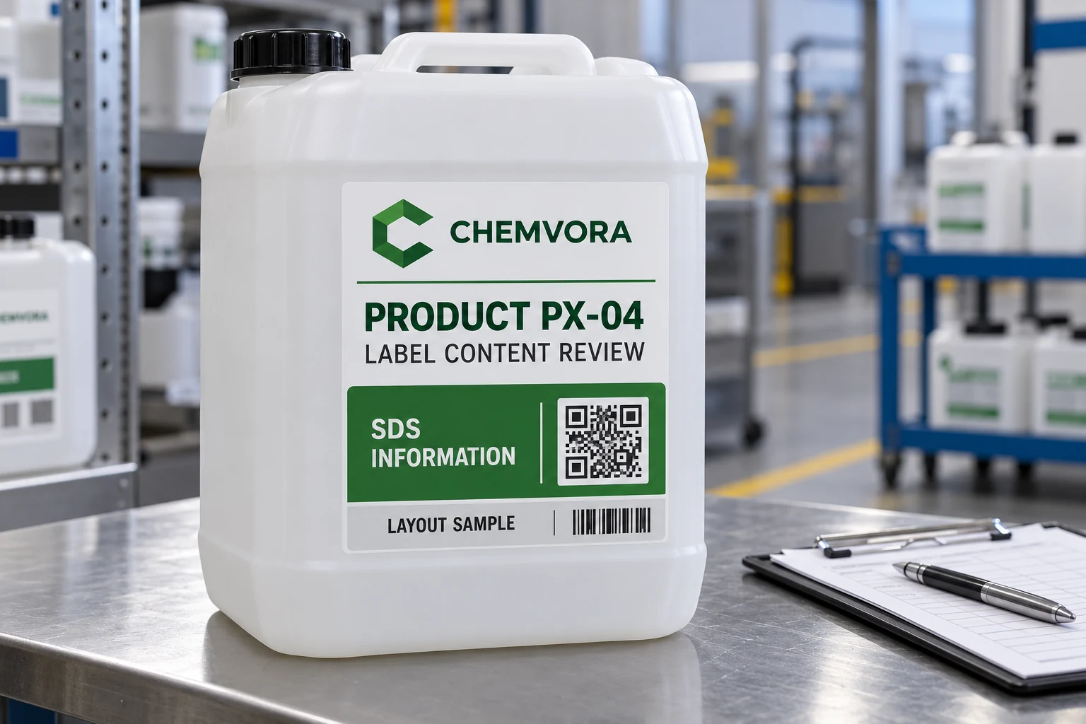 A QR Link to the SDS Does Not Replace the Chemical Label
