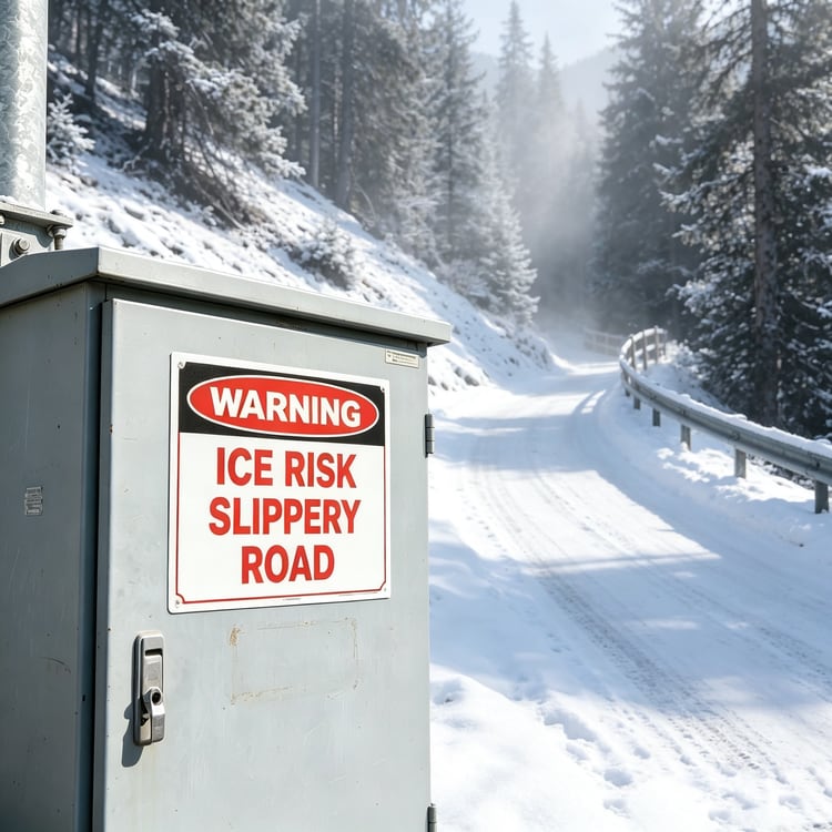 Ice Risk Label