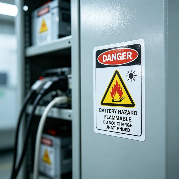 Panel Danger Label