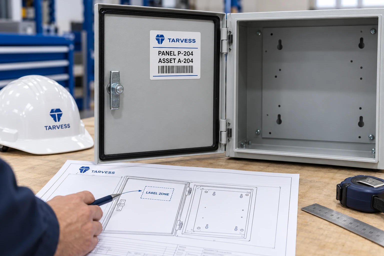 Labels Inside Electrical Enclosures: Let the Drawing Set the Placement