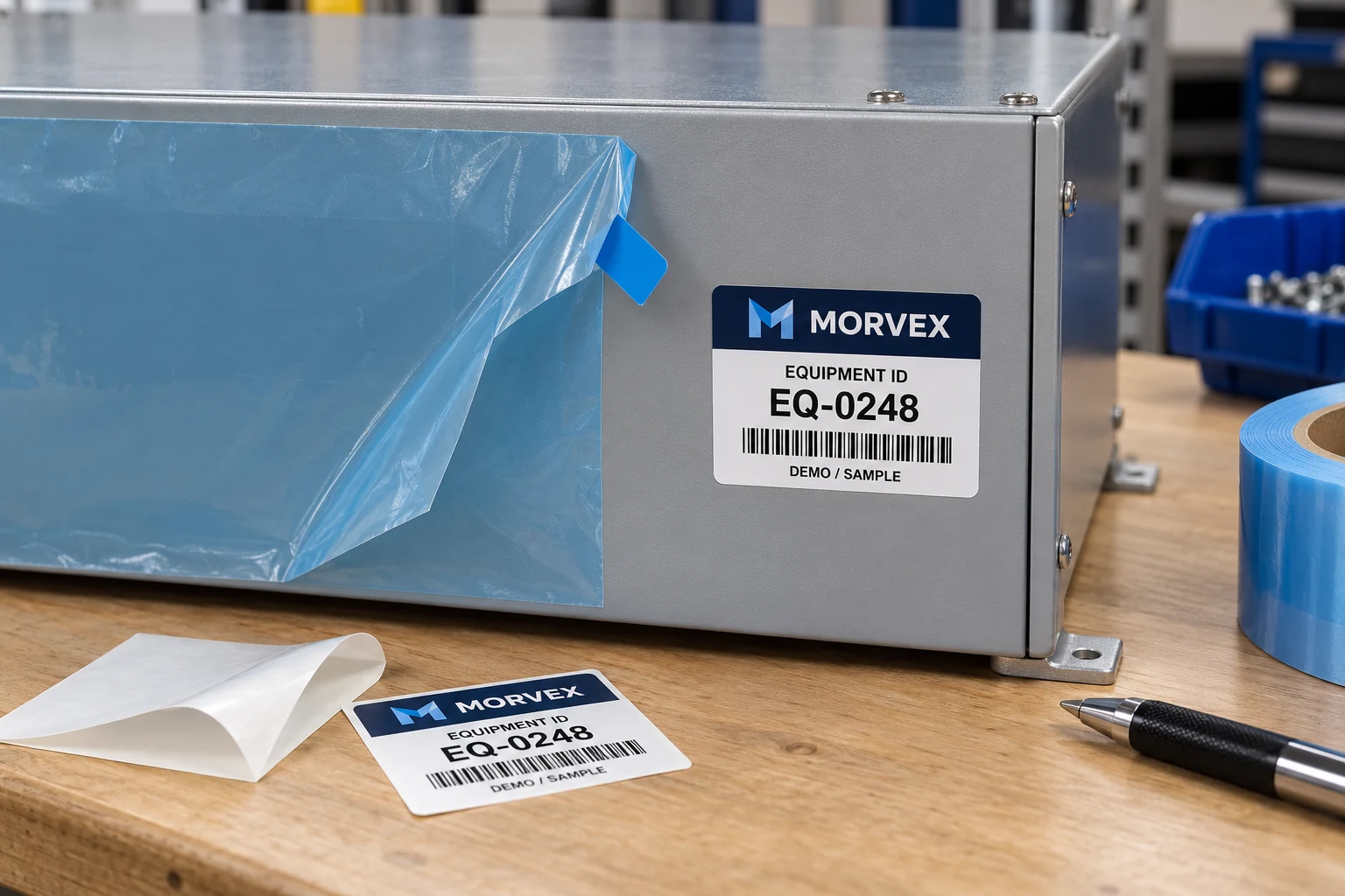 Equipment Labels and Protective Film: Approve the Final Surface