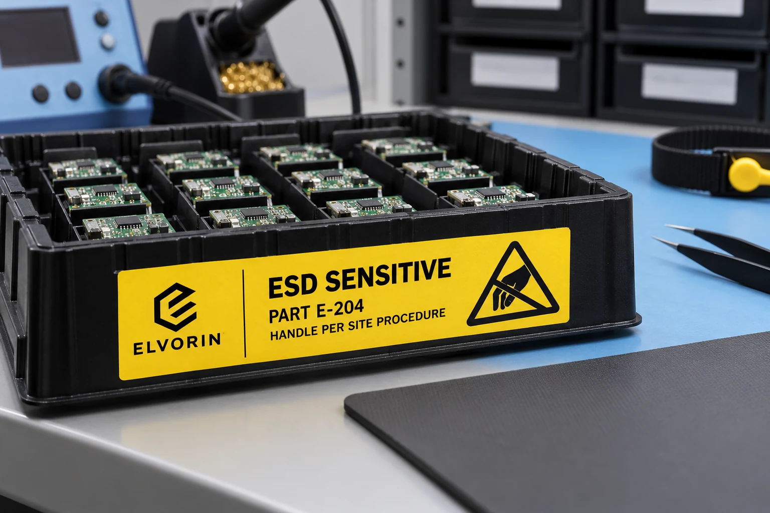 ESD Labels: Identify Susceptible Items Without Claiming Protection