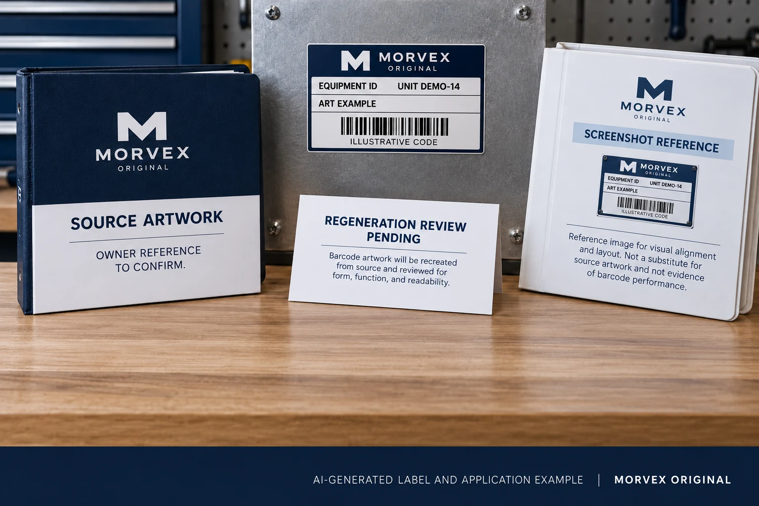 Industrial Barcode Artwork: Return to the Source Before Enlarging a Screenshot