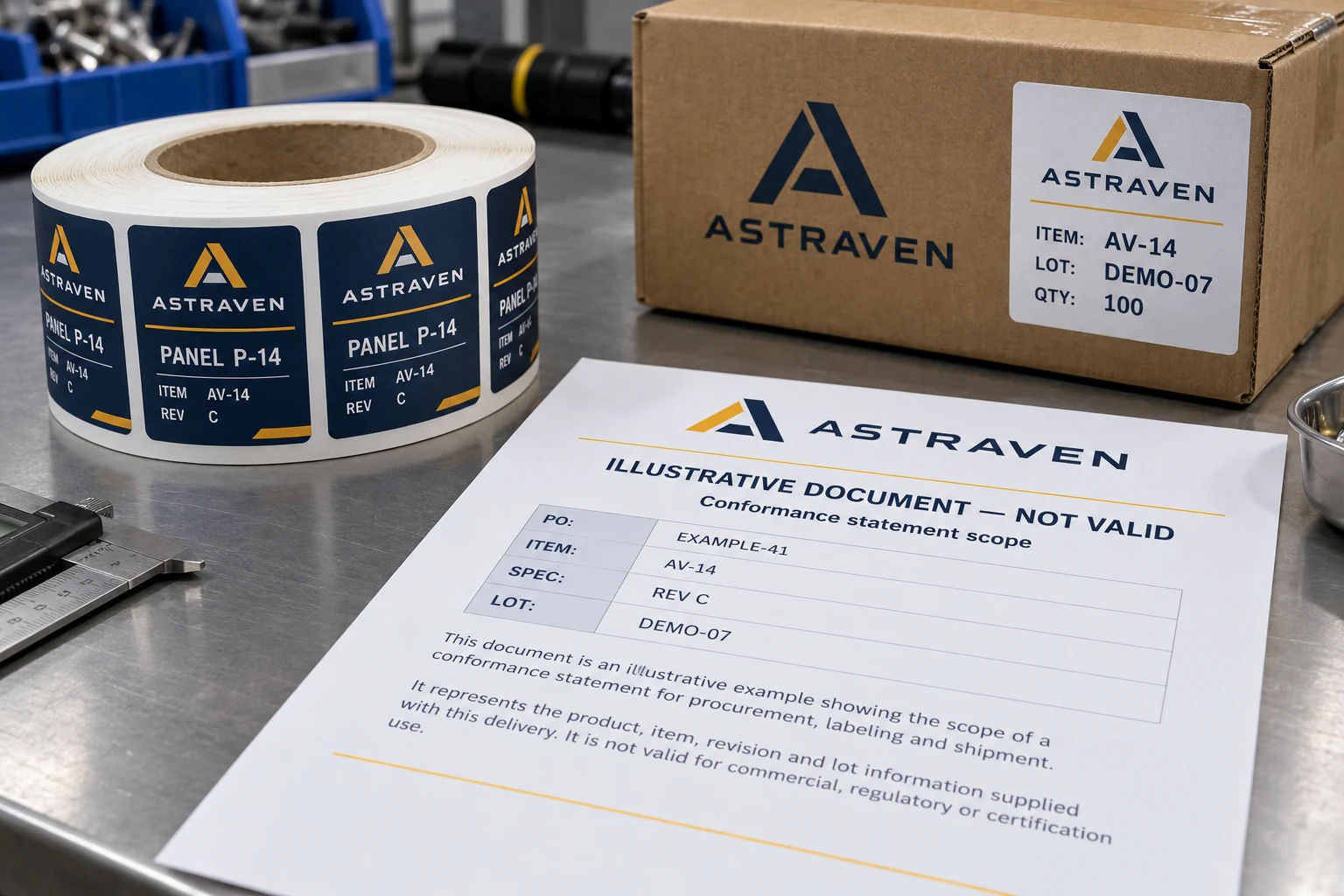 Label Order Certificates of Conformance: Tie the Statement to the Supply