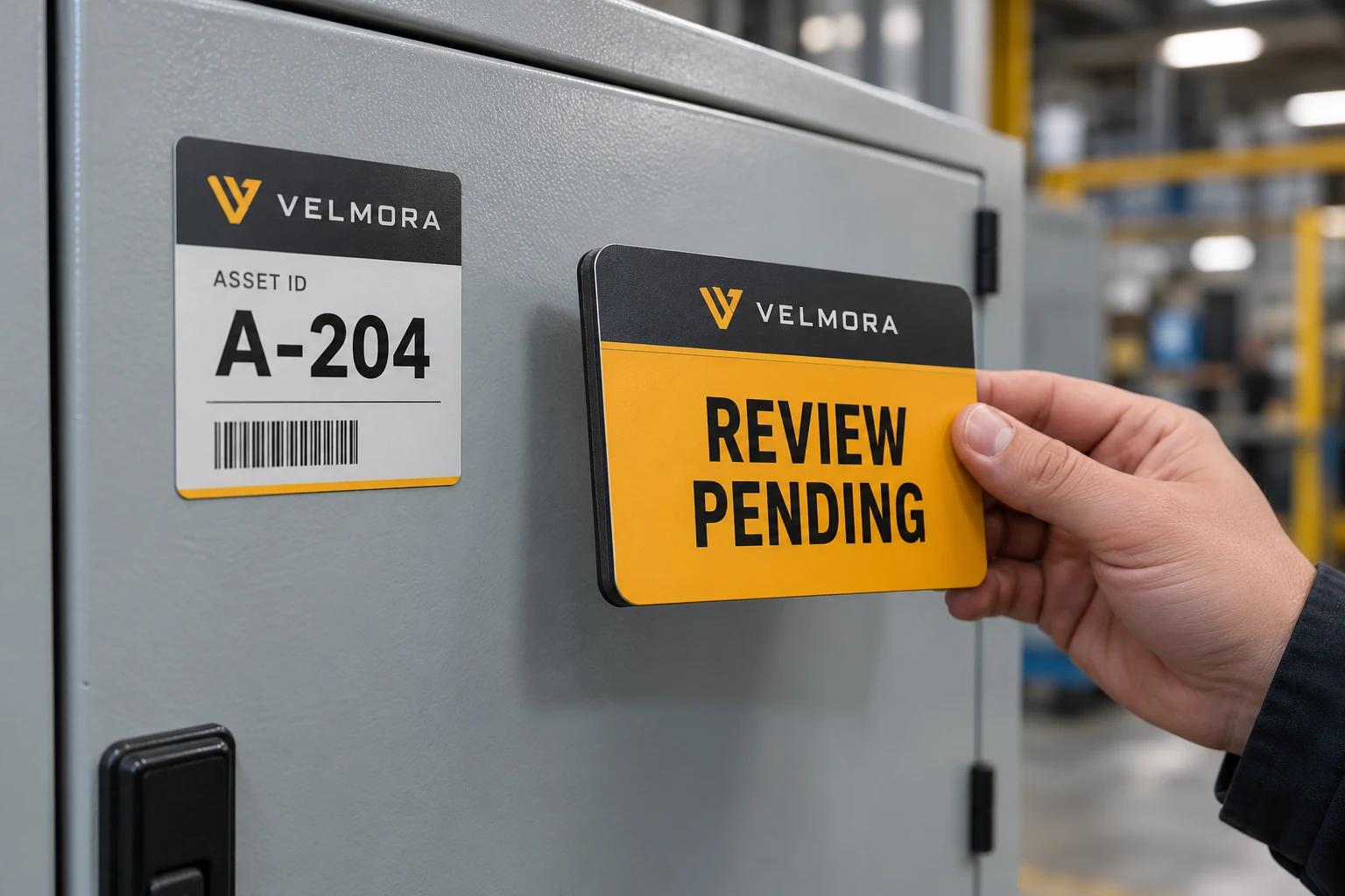 Magnetic Equipment Status Labels: Useful to Move, Easy to Misplace