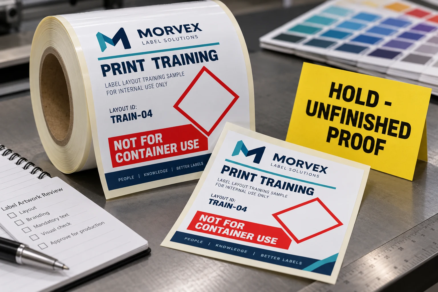 Preprinted GHS Label Frames: Approve the Finished Label, Not the Empty Template