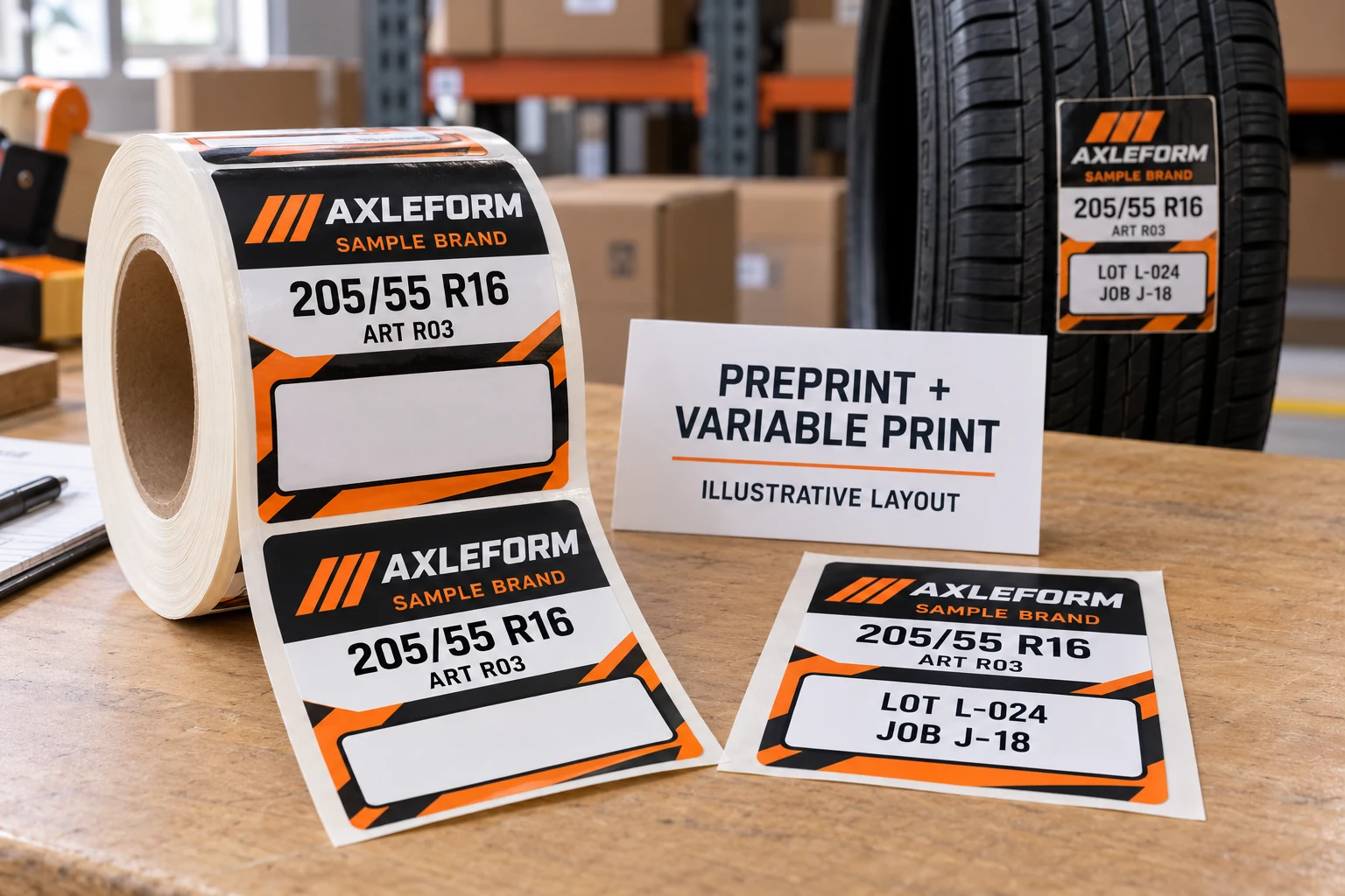 Preprinted Tire Labels: Approve the Variable-Print Window