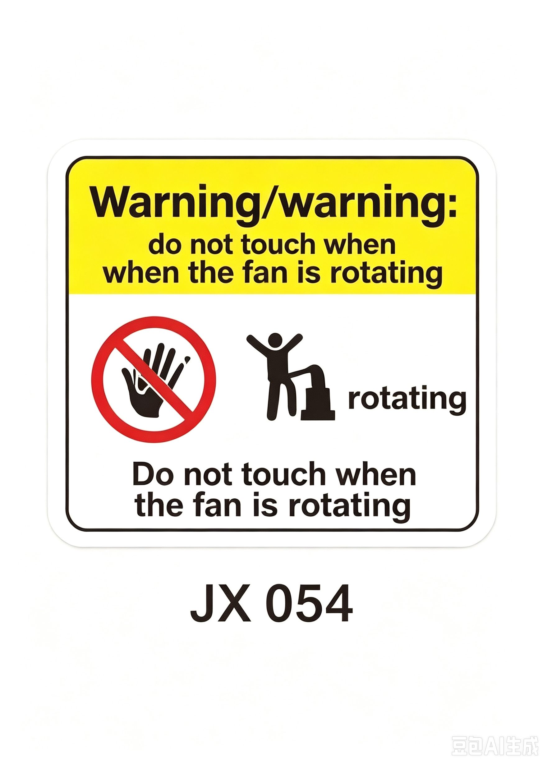 Equipment & Machinery Labels