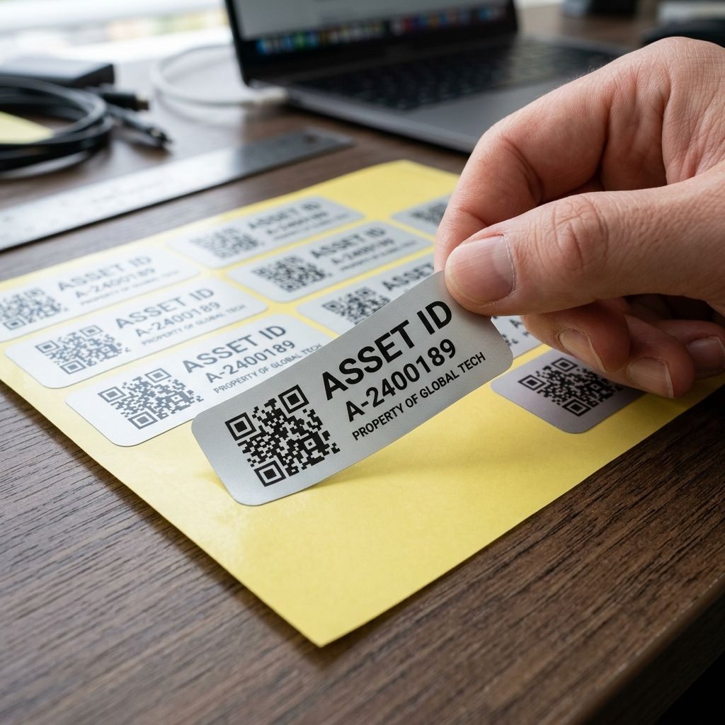 Serial Barcode Label Set