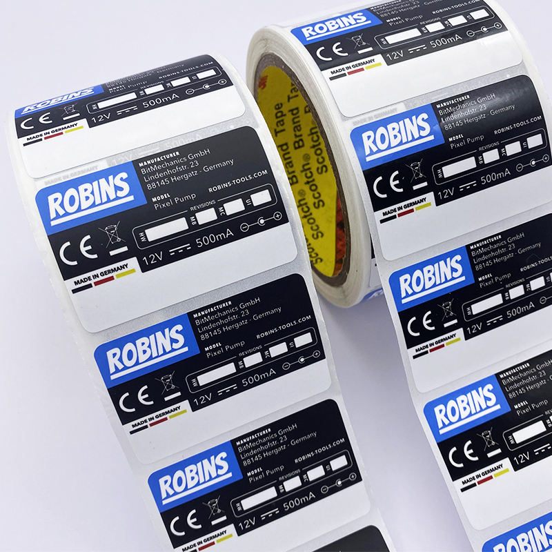 Electrical Rating Labels for Small Text and Serial Data guide for custom label buyers