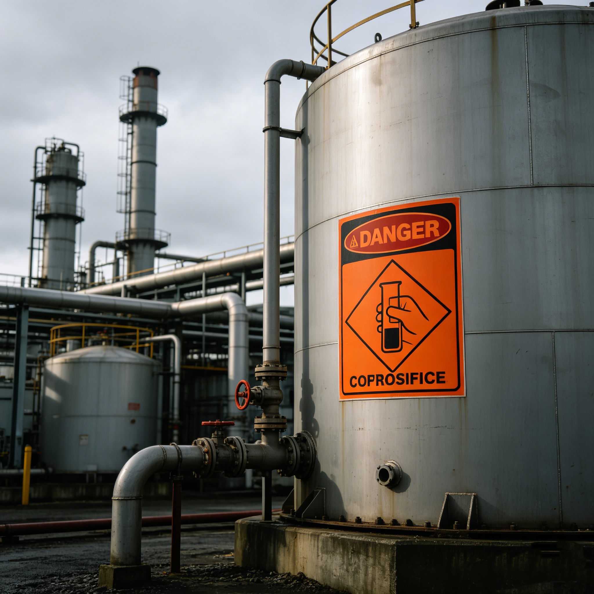 Outdoor Tank Hazard Label
