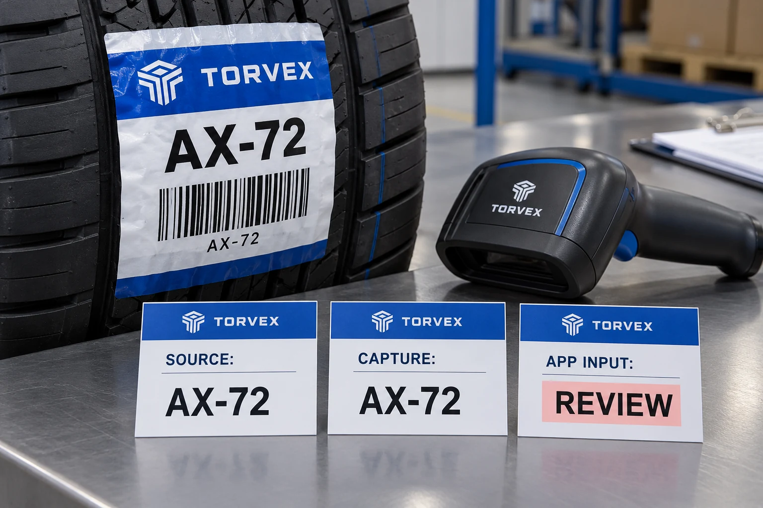 TORVEX source and capture cards retain AX-72 while the application-input outcome awaits review.
