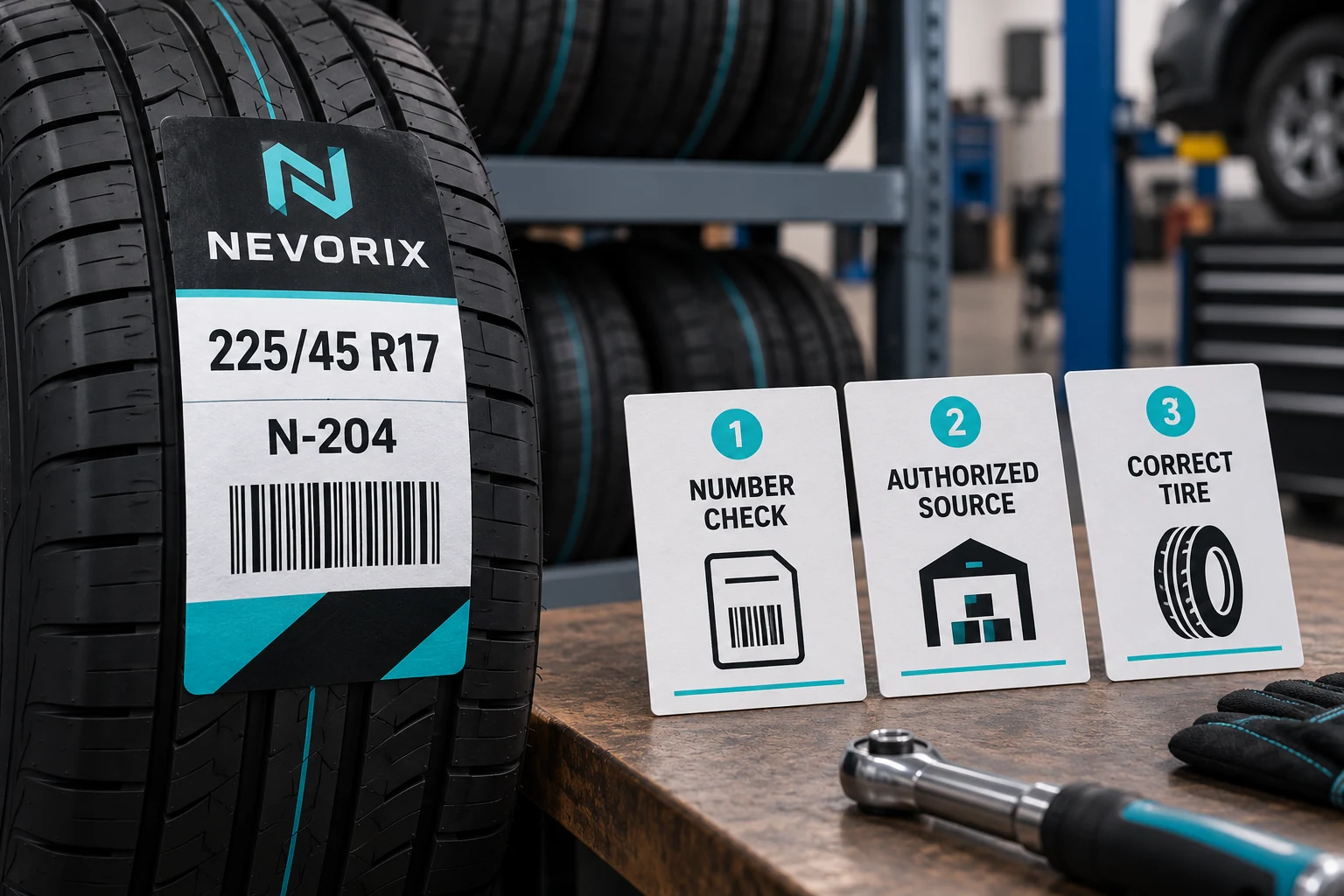 A Valid Tire GTIN Check Digit Does Not Confirm the Tire