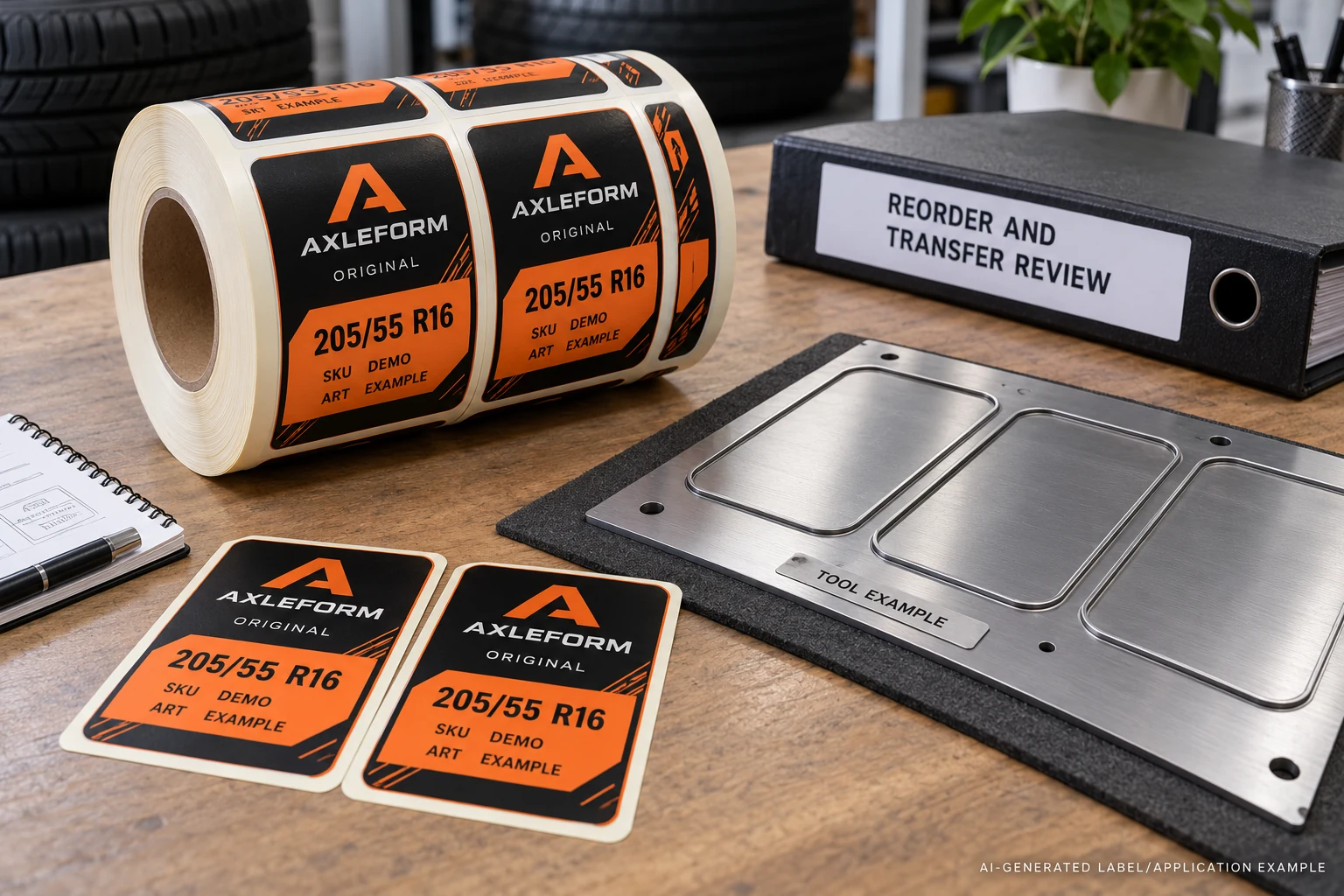Tire Label Cutting Tools: Clarify Reorder and Transfer Before Paying Setup