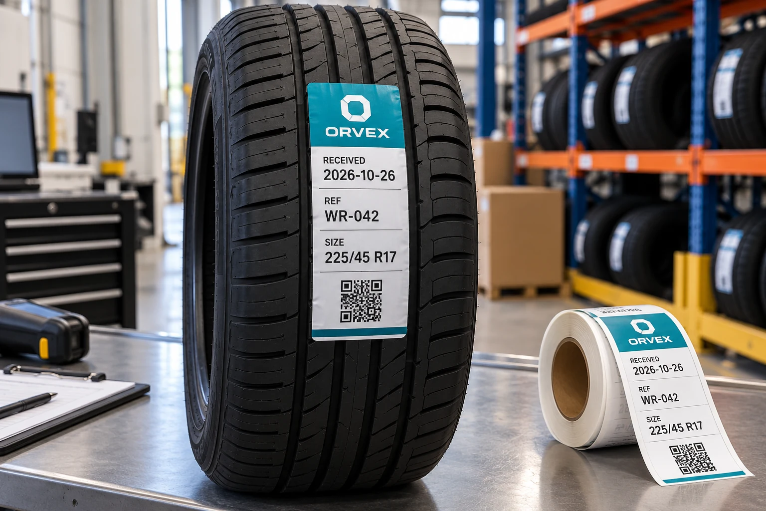 Tire Warehouse Date Labels: Receipt, Print or Manufacture?