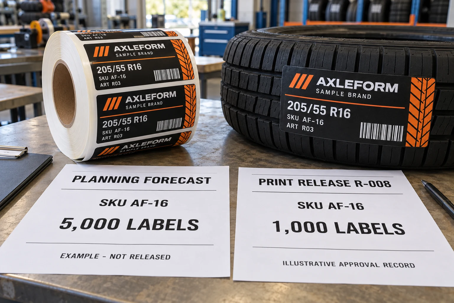 Tire Label Forecasts: Make the Print Release Explicit