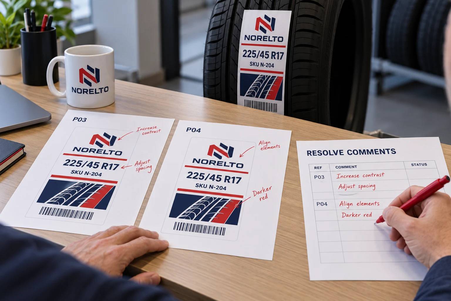 Conflicting Tire-Label Proof Comments: Release One Complete Version