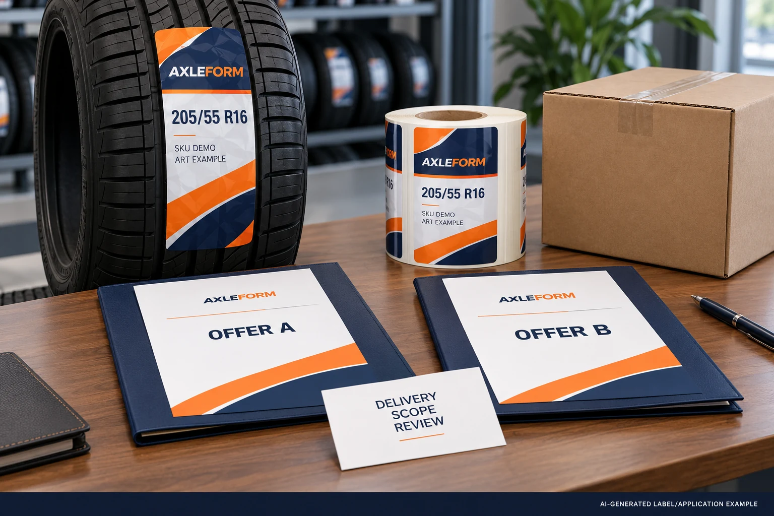 Tire Label Quotes: Compare the Same Delivery Scope