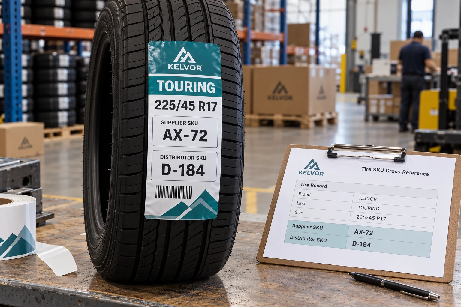 Tire Label SKU Cross-References: Keep Supplier and Distributor Codes Apart